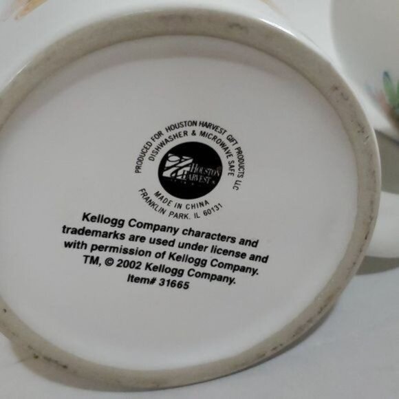 Vintage Kellogg CERAMIC Mug Cup Cereal Characters Tony the Tiger Toucan Sam 14oz - Picture 8 of 10